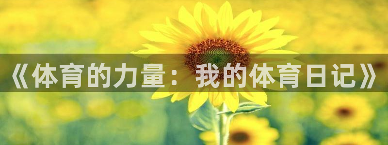 意昂f凯捷2代理注册：《体育的力量：我的体育日记》