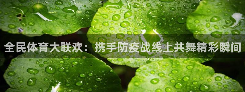 意昂f凯捷3注册：全民体育大联欢：携手防疫战线上共舞精彩瞬间