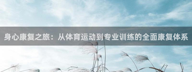 意昂f凯捷集团总部：身心康复之旅：从体育运动到专业训练的全面康复体系